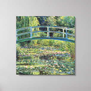 Claude Monet - Water Lily Pond & Japanesese Bridge Canvas Print