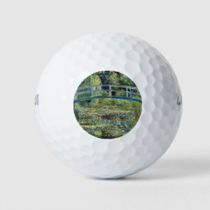 Claude Monet - Water Lily Pond & Japanesese Bridge Golf Balls