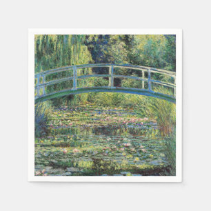 Claude Monet - Water Lily Pond & Japanesese Bridge Napkin