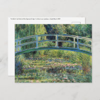 Claude Monet - Water Lily Pond & Japanesese Bridge