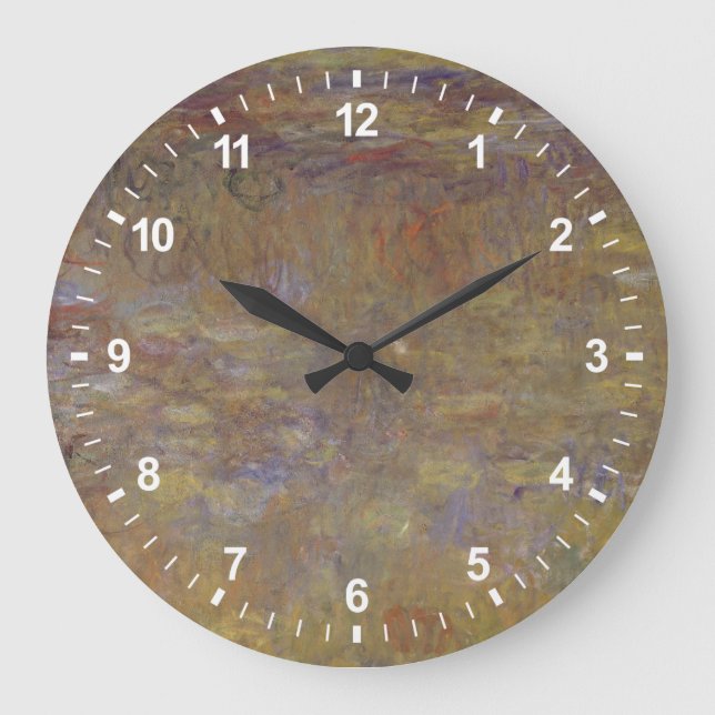Claude Monet | Water-Lily Pond Large Clock (Front)