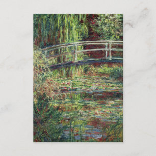Claude Monet - Water lily Pond Pink Harmony Enclosure Card