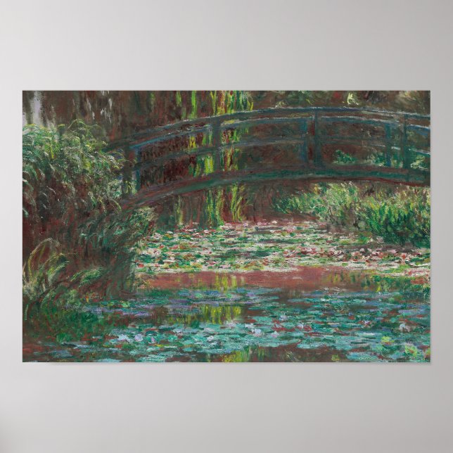 Claude Monet - Water Lily Pond Poster (Front)
