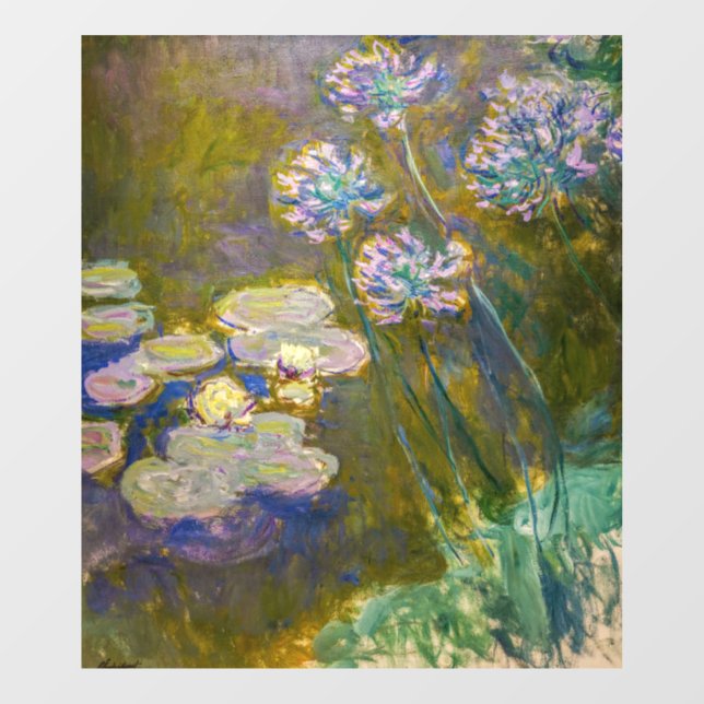 Claude Monet - Waterlilies and Agapanthus (Sheet)