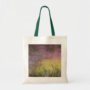 Claude Monet Waterlilies at Sunset Tote Bag