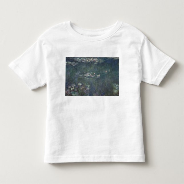 Claude Monet | Waterlilies: Green Reflections Toddler T-Shirt (Front)