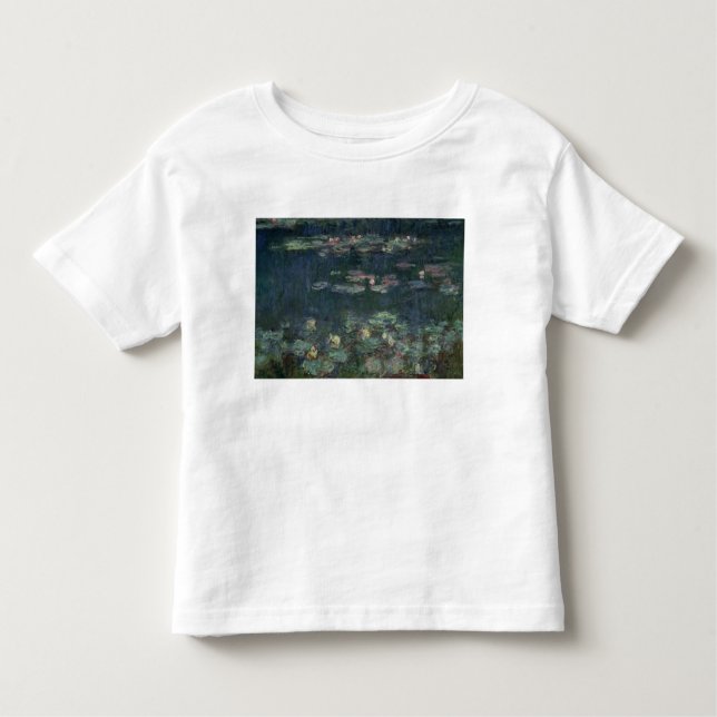 Claude Monet | Waterlilies: Green Reflections Toddler T-Shirt (Front)