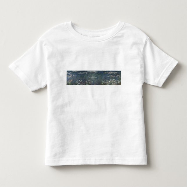 Claude Monet | Waterlilies: Green Reflections Toddler T-Shirt (Front)