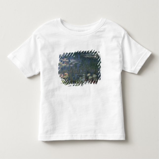 Claude Monet | Waterlilies: Green Reflections Toddler T-Shirt (Front)