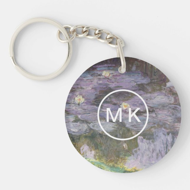 Claude Monet | Waterlilies Key Ring (Front)