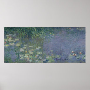 Claude Monet   Waterlilies: Morning, 1914-18 Poster