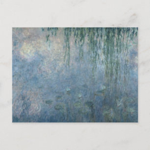 Claude Monet Waterlilies: Morning Weeping Willow Postcard