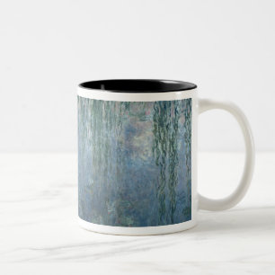 Claude Monet Waterlilies: Morning Weeping Willow Two-Tone Coffee Mug