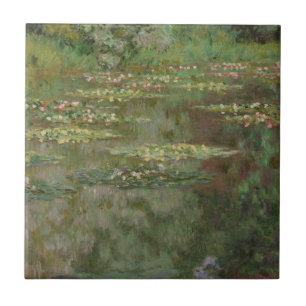 Claude Monet Waterlilies or The Water Lily Pond Ceramic Tile