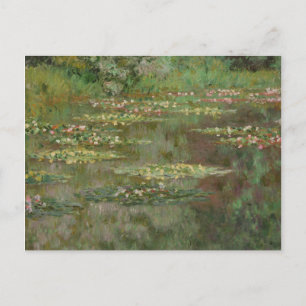 Claude Monet   Waterlilies or The Water Lily Pond  Postcard