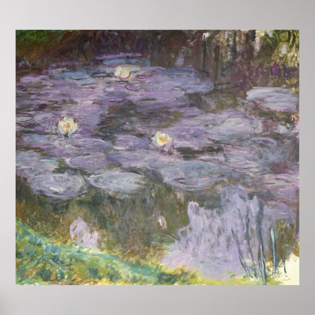 Claude Monet | Waterlilies Poster (Front)