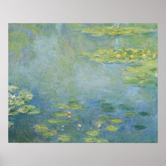 Claude Monet - Waterlilies Poster (Front)