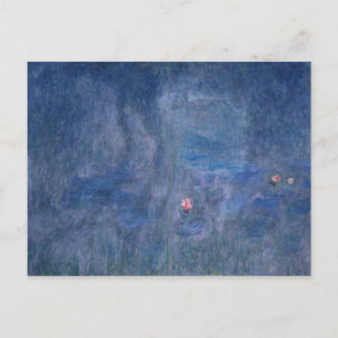 Claude Monet Waterlilies: Reflections of Trees Postcard