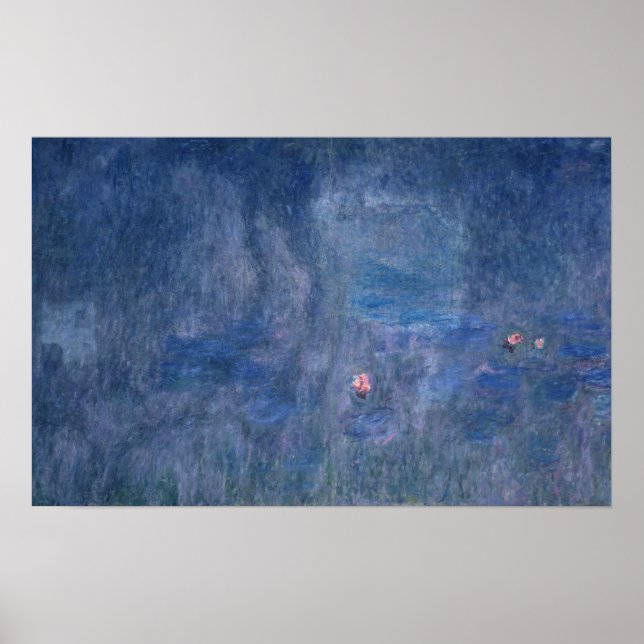 Claude Monet | Waterlilies: Reflections of Trees Poster (Front)