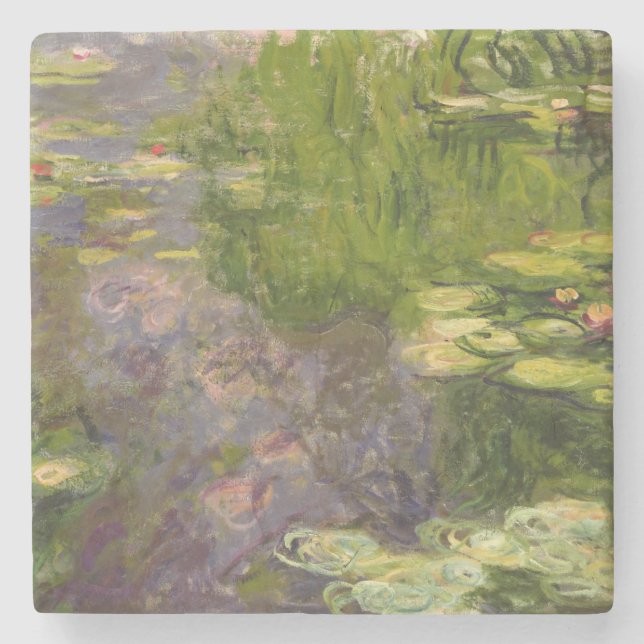 Claude Monet | Waterlilies Stone Coaster (Front)