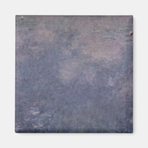 Claude Monet Waterlilies: Two Weeping Willows Magnet