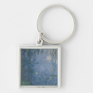 Claude Monet Waterlilies: Weeping Willows, 1914 Key Ring