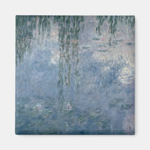 Claude Monet Waterlilies: Weeping Willows, 1914 Magnet