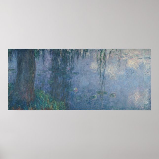 Claude Monet | Waterlilies: Weeping Willows, 1914 Poster (Front)