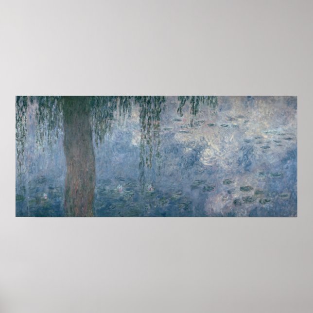Claude Monet | Waterlilies: Weeping Willows, 1914 Poster (Front)