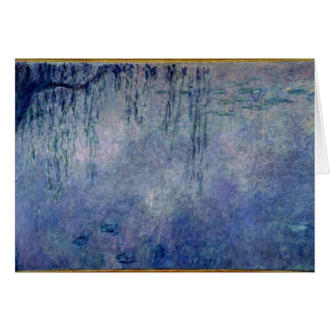 Claude Monet | Waterlilies: Weeping Willows left (Front Horizontal)