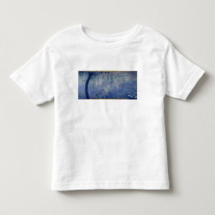 Claude Monet Waterlilies: Weeping Willows left Toddler T-Shirt