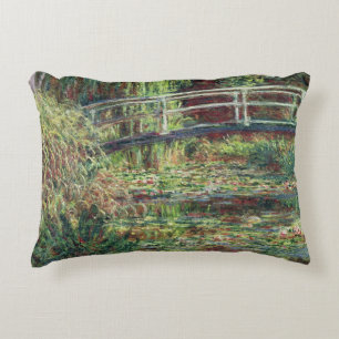 Claude Monet   Waterlily Pond: Pink Harmony, 1900 Decorative Cushion