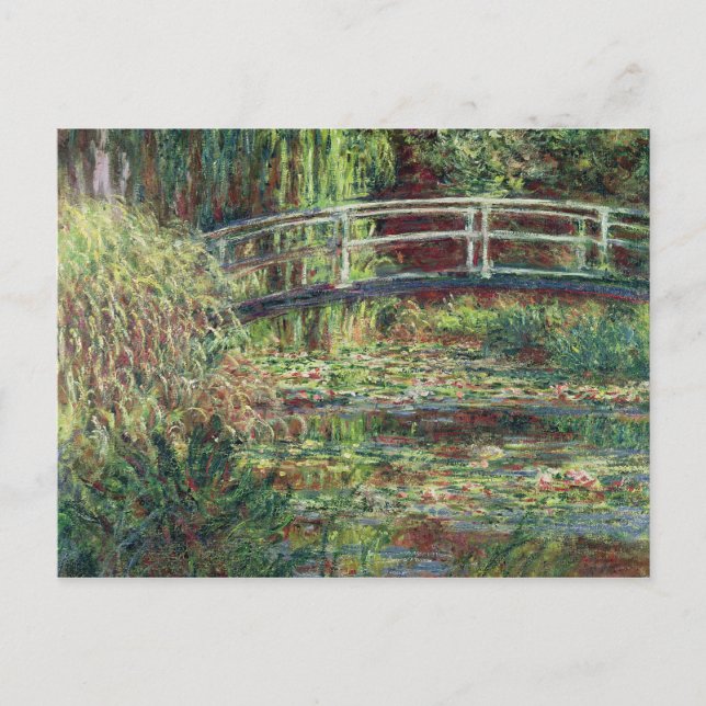 Claude Monet | Waterlily Pond: Pink Harmony, 1900 Postcard (Front)