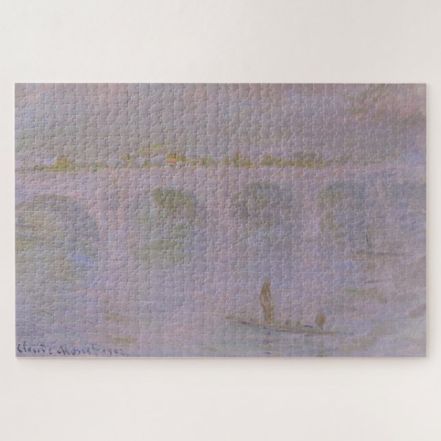 Claude Monet – Waterloo Bridge (1902) Jigsaw Puzzle (Horizontal)