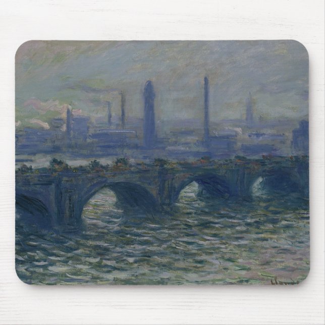 Claude Monet | Waterloo Bridge, 1902 Mouse Pad (Front)