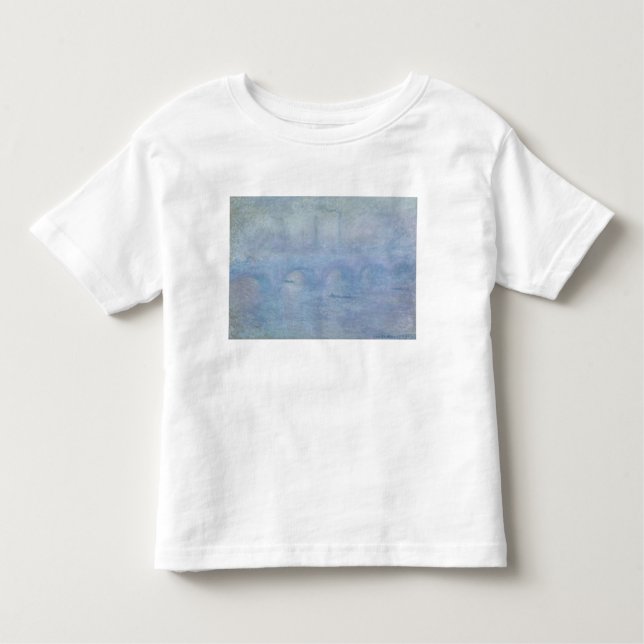 Claude Monet | Waterloo Bridge: Effect of the Mist Toddler T-Shirt (Front)