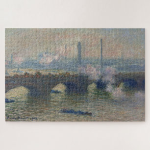 Claude Monet Waterloo Bridge Grey Day Jigsaw Puzzle