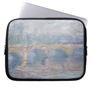 Claude Monet Waterloo Bridge, London, at Sunset Laptop Sleeve