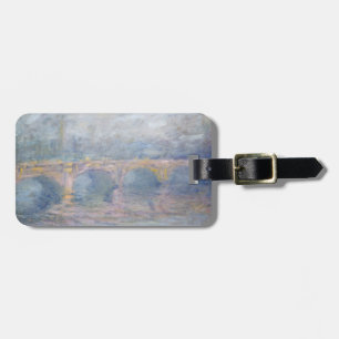 Claude Monet   Waterloo Bridge, London, at Sunset Luggage Tag