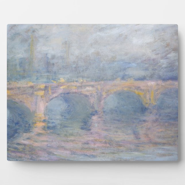 Claude Monet | Waterloo Bridge, London, at Sunset Plaque (Front)