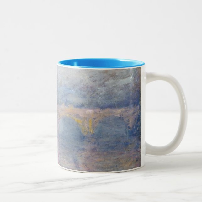 Claude Monet | Waterloo Bridge, London, at Sunset Two-Tone Coffee Mug (Right)