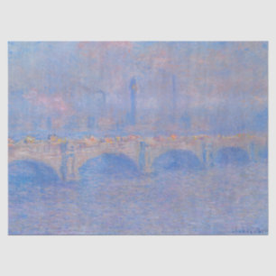Claude Monet Waterloo Bridge Sunlight Art Print Tissue Paper