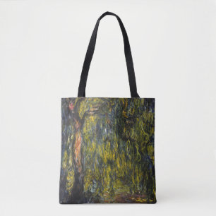 Claude Monet Weeping Willow Impressionist Art Tote Bag