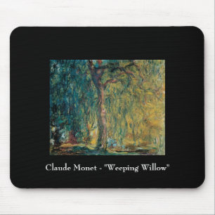Claude Monet - Weeping Willow Mouse Pad