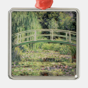 Claude Monet White Nenuphars, 1899 Metal Ornament