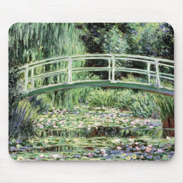 Claude Monet | White Waterlilies, 1899 Mouse Pad (Front)