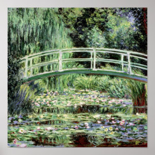 Claude Monet White Waterlilies, 1899 Poster