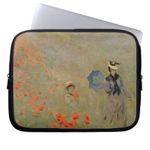 Claude Monet Wild Poppies, near Argenteuil Laptop Sleeve