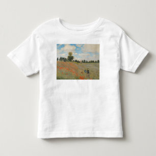 Claude Monet Wild Poppies, near Argenteuil Toddler T-Shirt