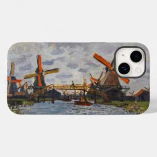 Claude Monet - Windmills near Zaandam Case-Mate iPhone 14 Case